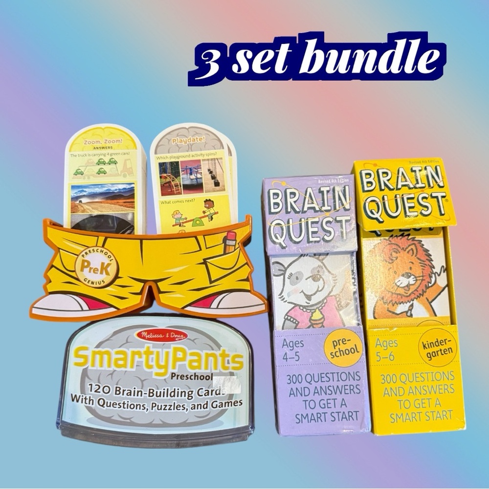 Melissa & Doug Smarty Pants & Brain Quest Card Set